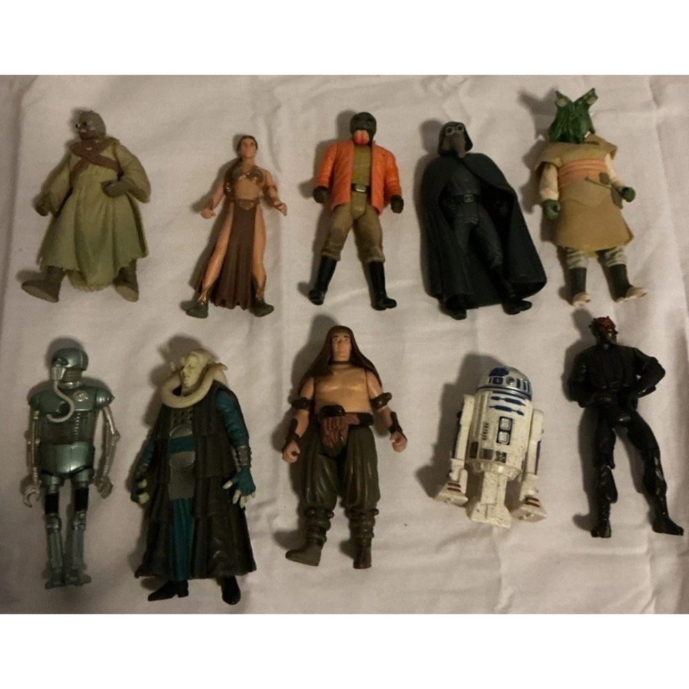 Lot Of 10 Vintage Kenner 3.25" Star Wars Action Figures, Loose With No Weapons 2